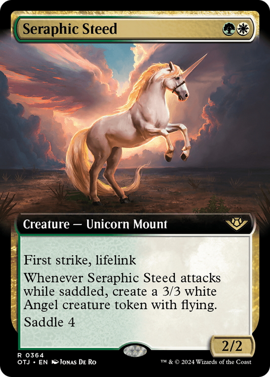 Seraphic Steed (OTJ-364) - Outlaws of Thunder Junction: (Extended Art) Foil