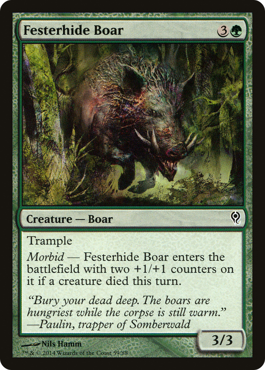 Festerhide Boar (DDM-059) - Duel Decks: Jace vs. Vraska