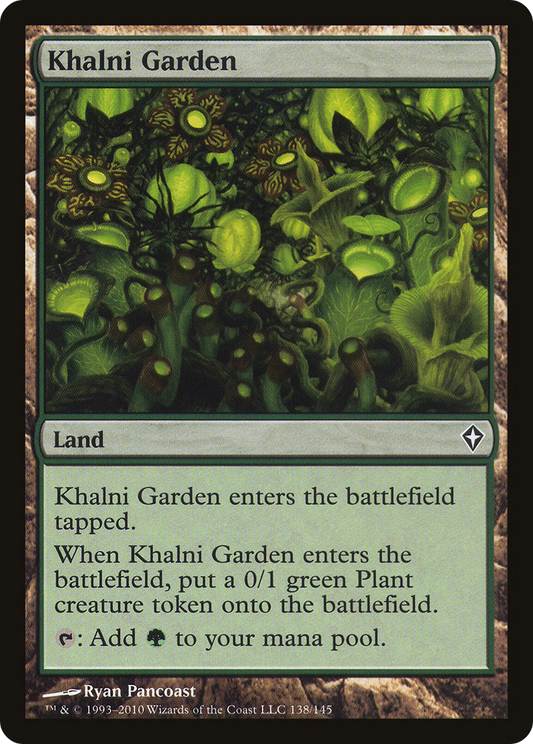Khalni Garden  (WWK-138) - Worldwake Foil