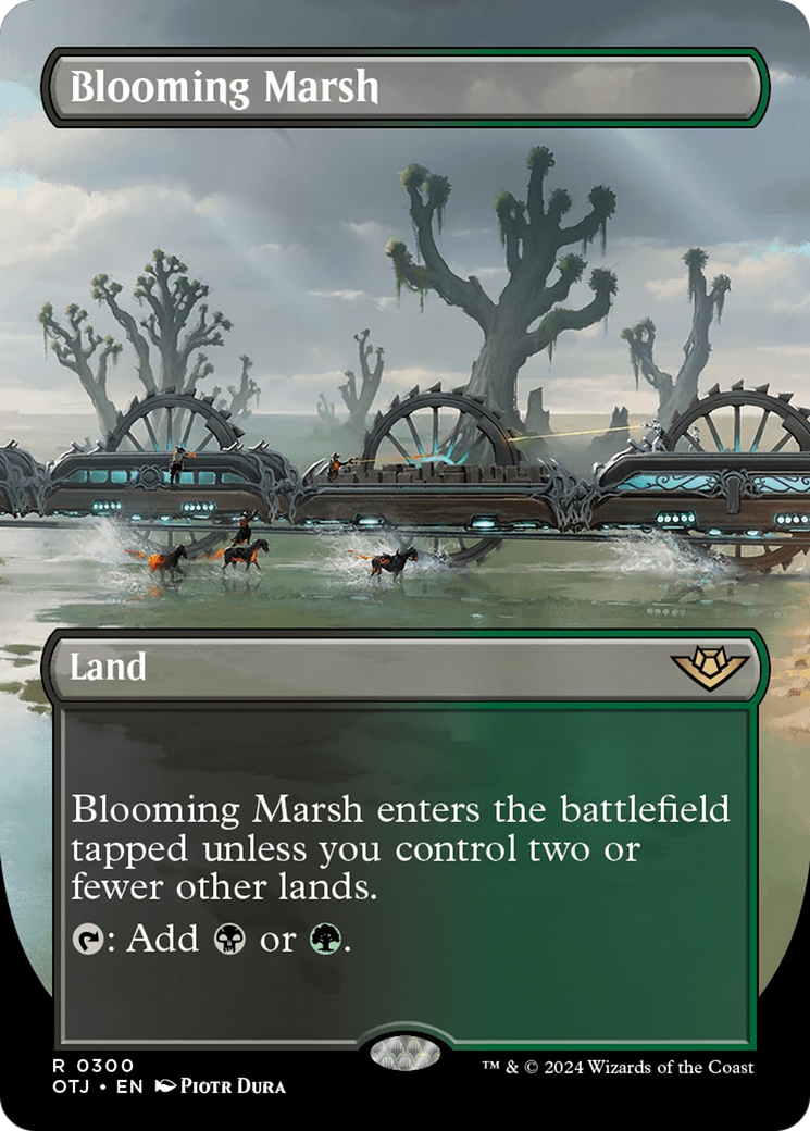 Blooming Marsh  (Borderless)(OTJ-300) - Outlaws of Thunder Junction Foil