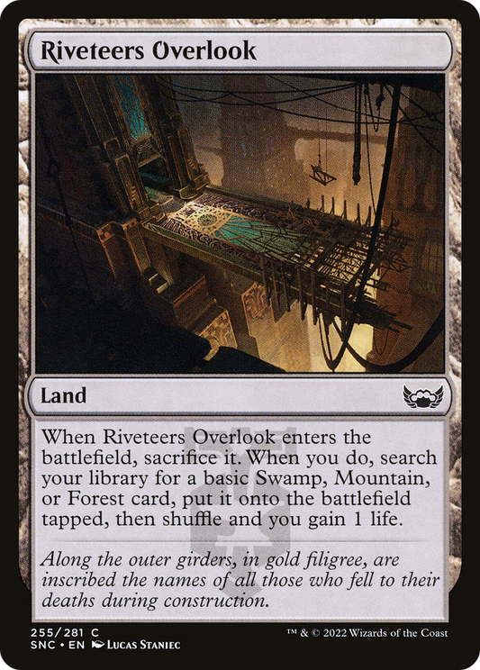Riveteers Overlook (SNC-255) - Streets of New Capenna Foil