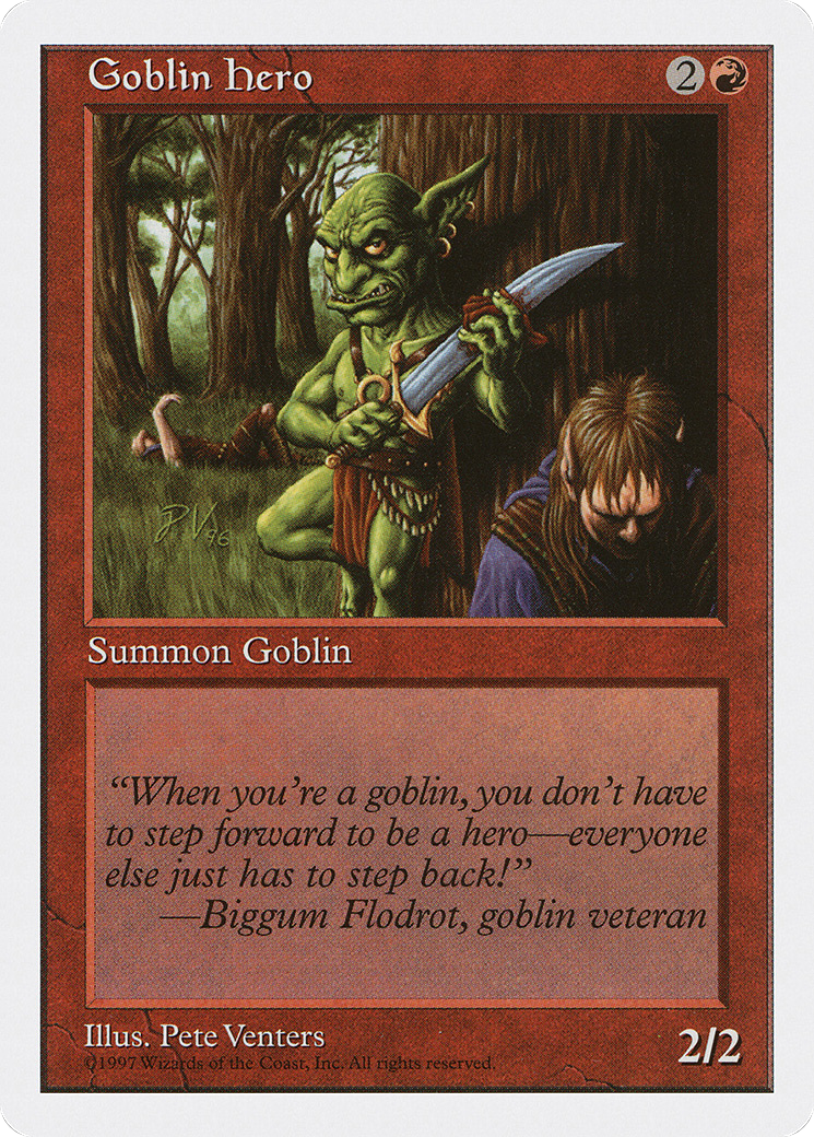 Goblin Hero (5ED-235) - Fifth Edition