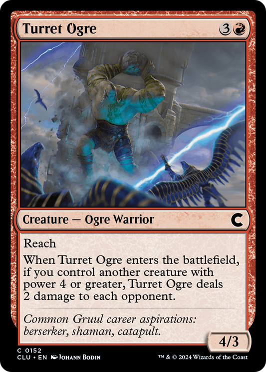 Turret Ogre (CLU-152) - Ravnica: Clue Edition