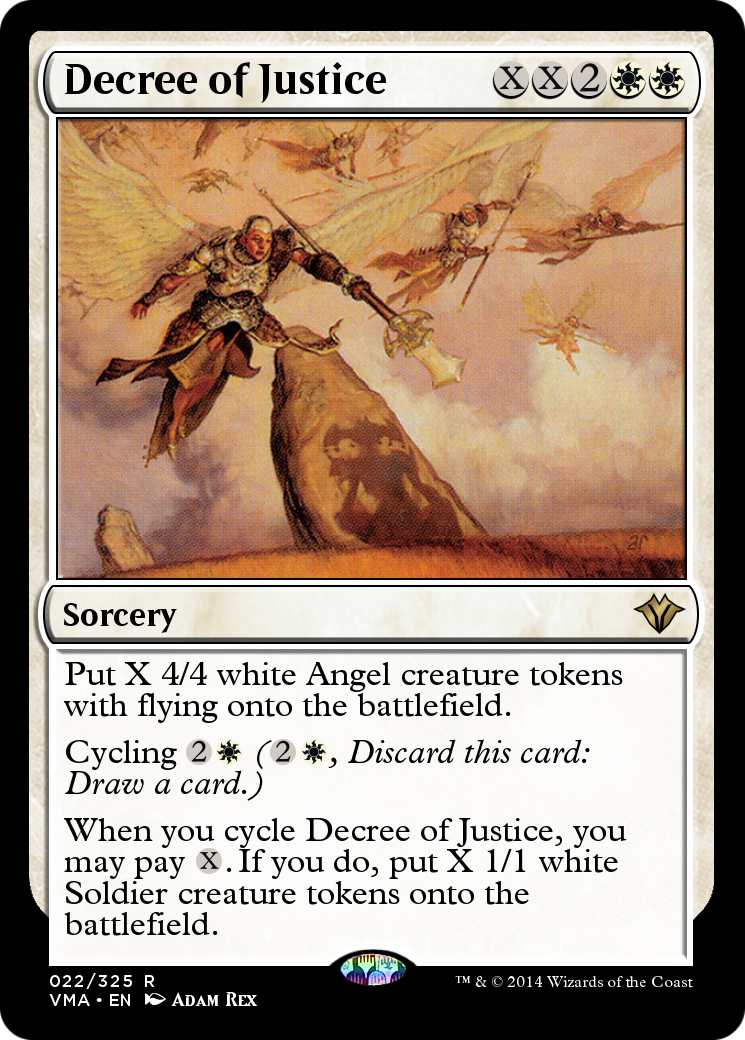 Decree of Justice (VMA-022) - Vintage Masters