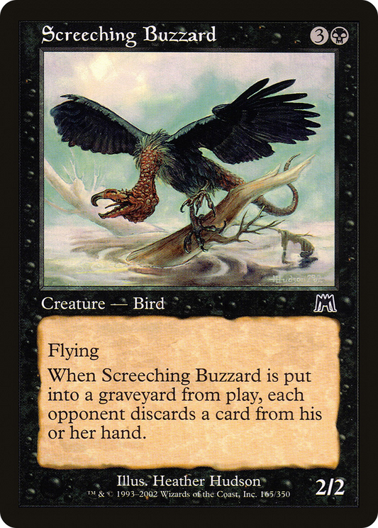 Screeching Buzzard (ONS-165) - Onslaught Foil