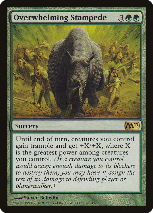 Overwhelming Stampede (M11-189) - Magic 2011