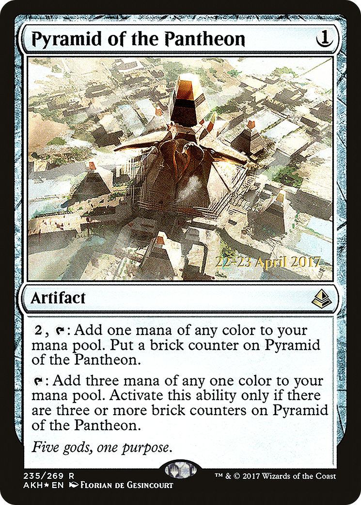 Pyramid of the Pantheon (PRE-235S) - Amonkhet Promos (Prerelease) Foil