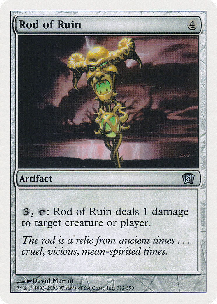 Rod of Ruin (8ED-312) - Eighth Edition