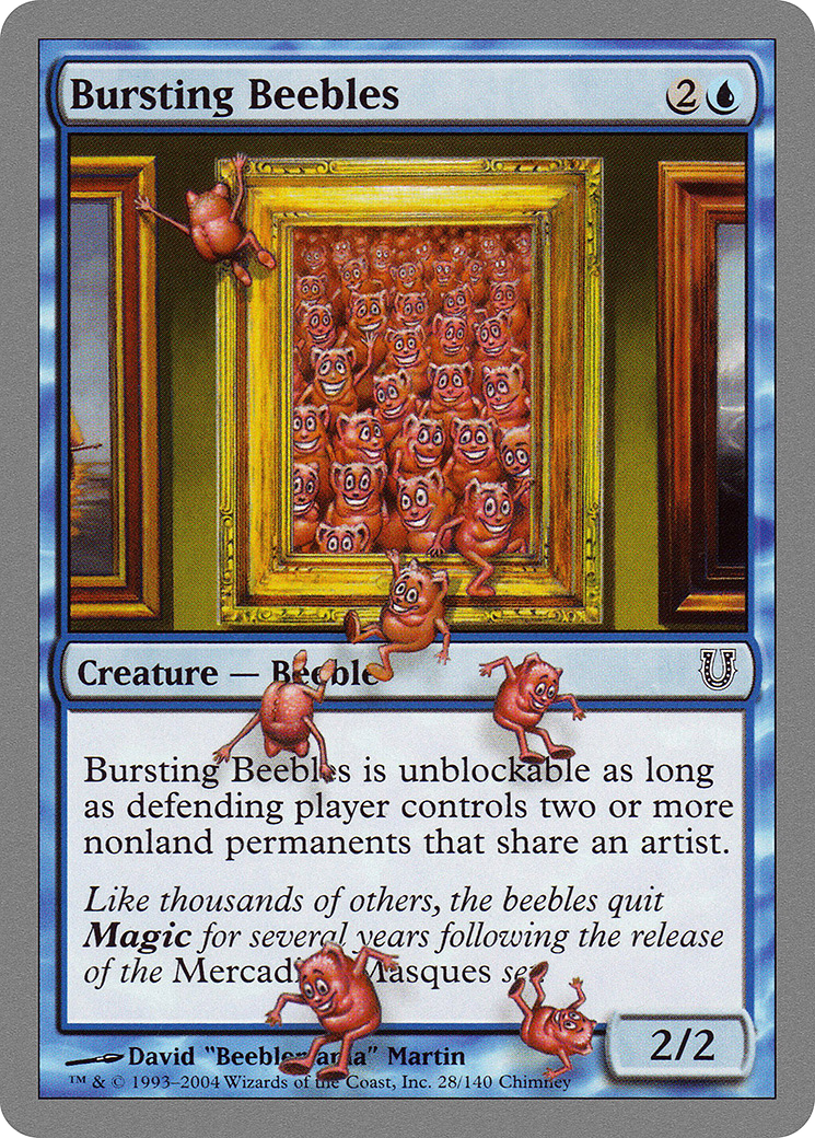 Bursting Beebles (UNH-028) - Unhinged Foil