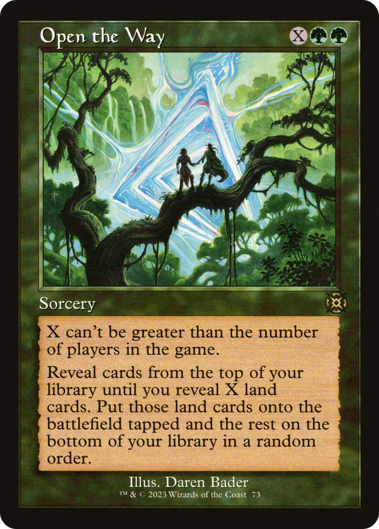 Open the Way (Retro Frame) (MAT-073) - March of the Machine: The Aftermath: (Showcase)