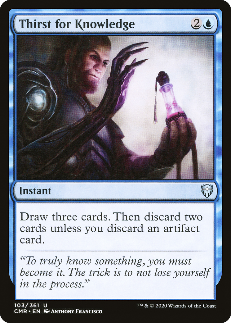 Thirst for Knowledge (CMR-103) - Commander Legends