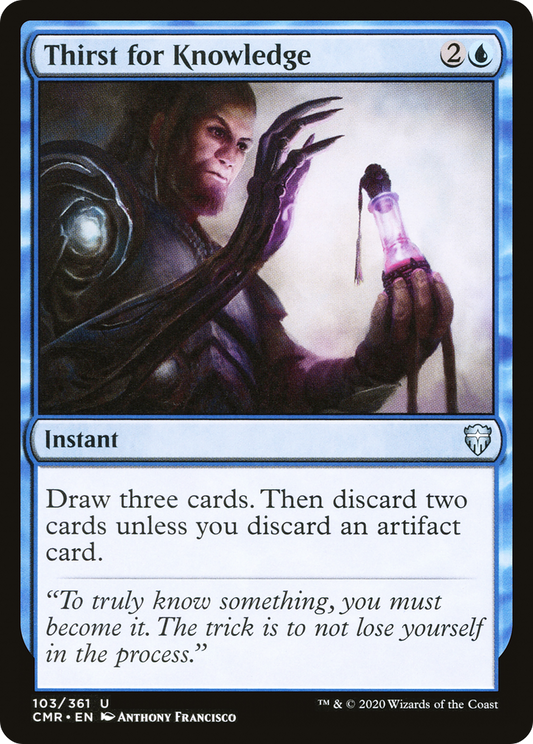 Thirst for Knowledge (CMR-103) - Commander Legends Foil