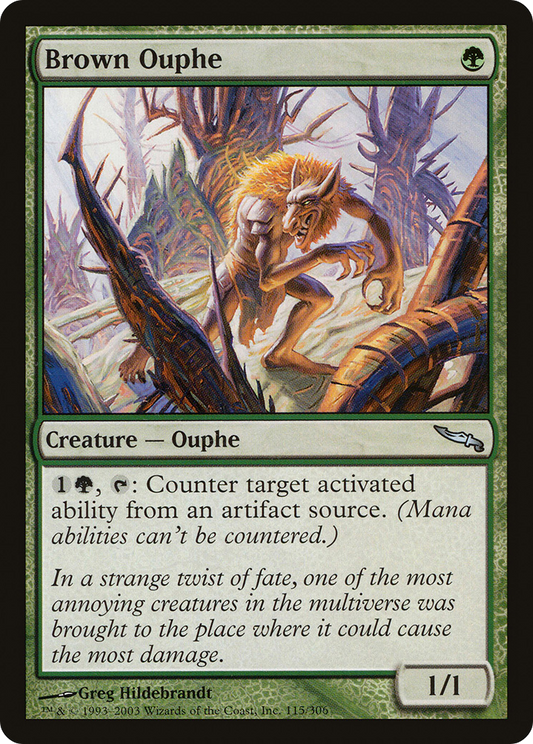 Brown Ouphe (MRD-115) - Mirrodin