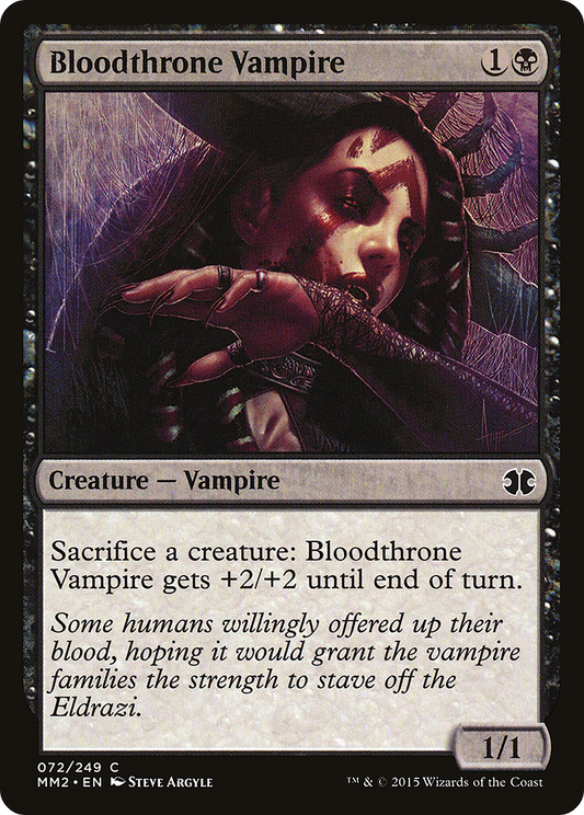 Bloodthrone Vampire (MM2-072) - Modern Masters 2015