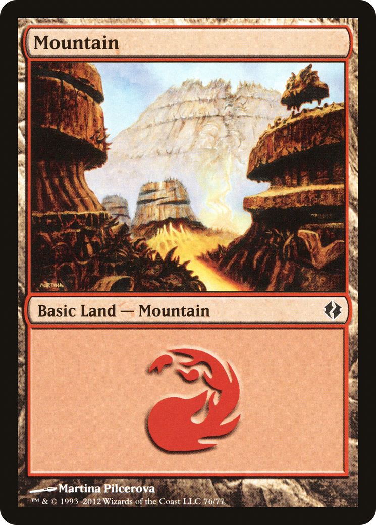 Mountain (DDI-076) - Duel Decks: Venser vs. Koth