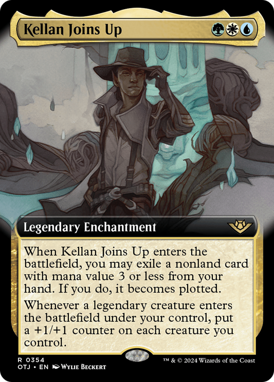 Kellan Joins Up (Extended Art) (OTJ-354) - Outlaws of Thunder Junction: (Extended Art) Foil