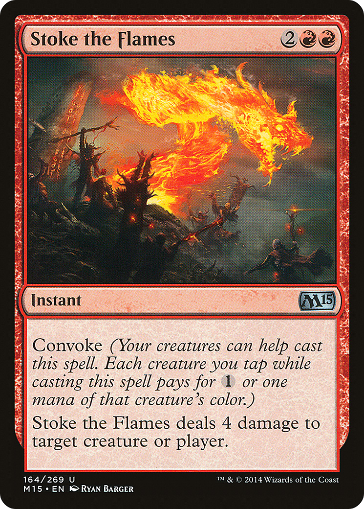 Stoke the Flames (M15-164) - Magic 2015 Foil