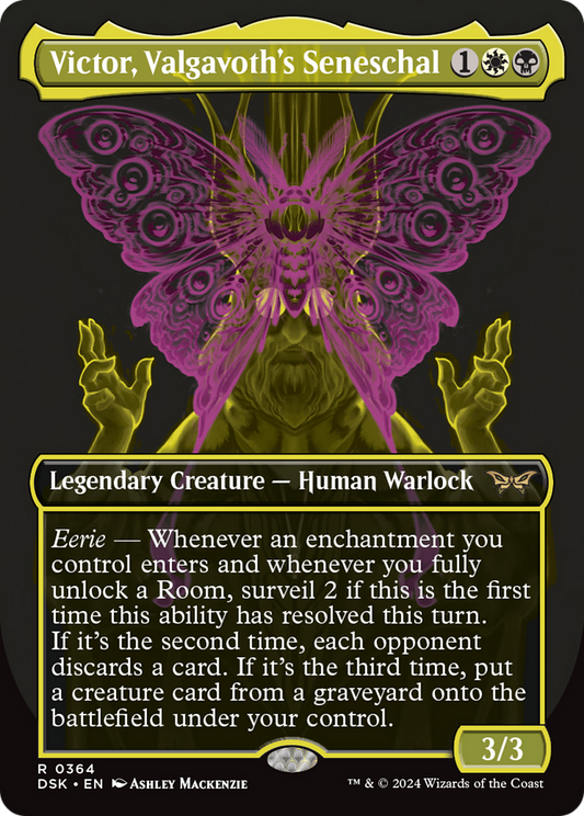 Victor, Valgavoth's Seneschal (DSK-364) - Duskmourn: House of Horror (Borderless) Foil