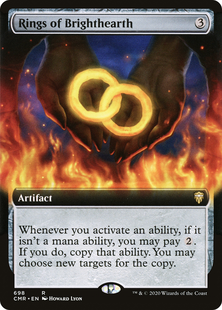 Rings of Brighthearth (CMR-698) - Commander Legends: (Extended Art) Foil
