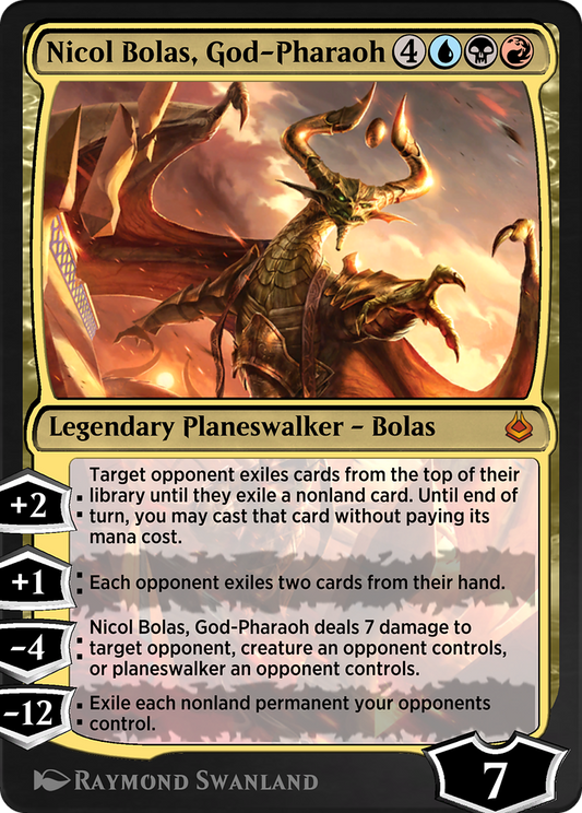 Nicol Bolas, God-Pharaoh (AKR-247) - Amonkhet Remastered