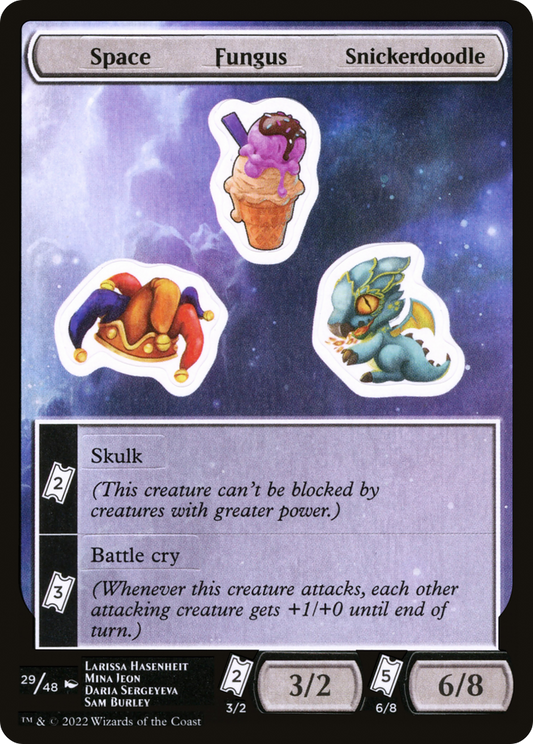 Space Fungus Snickerdoodle (SUNF-029) - Unfinity Sticker Sheets