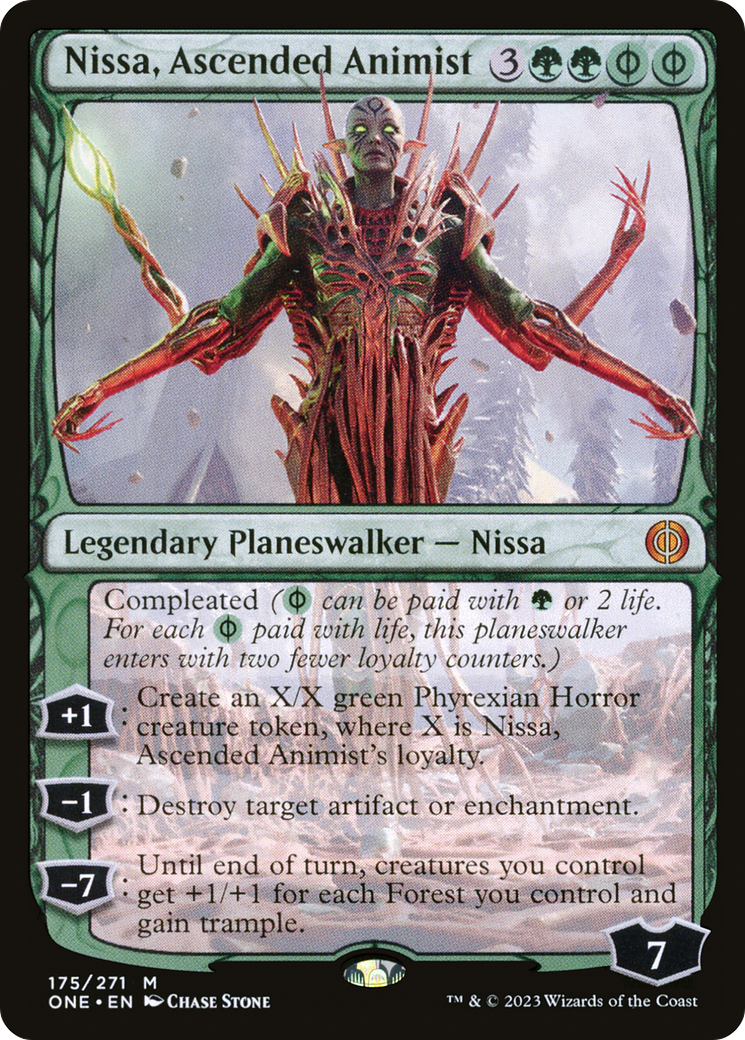 Nissa, Ascended Animist (ONE-175) - Phyrexia: All Will Be One