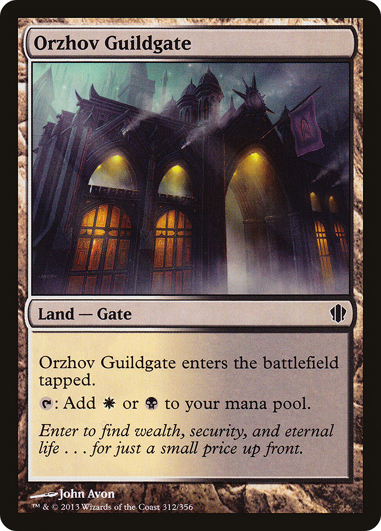 Orzhov Guildgate (C13-312) - Commander 2013