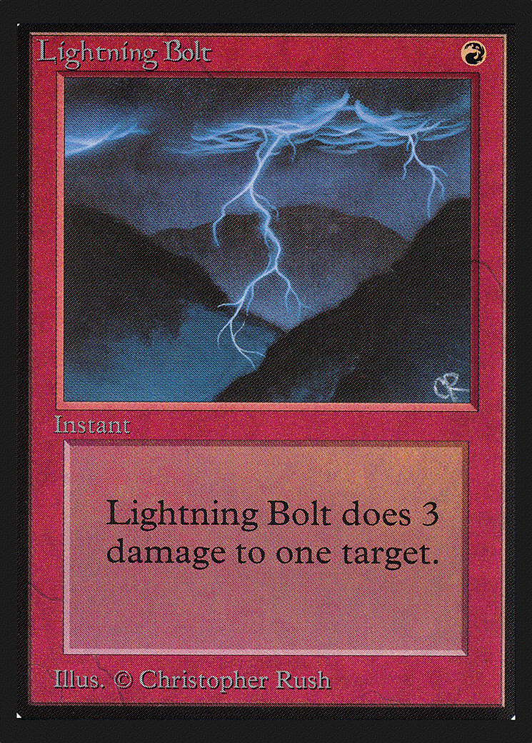 Lightning Bolt (CED-162) - Collectors' Edition