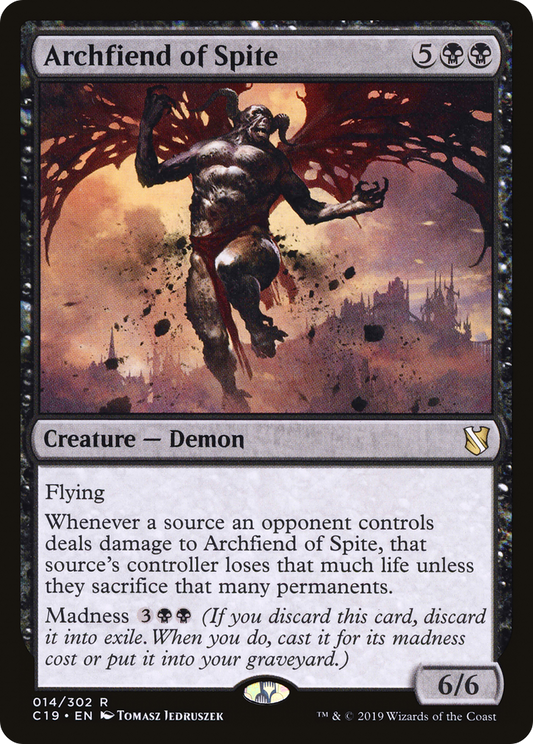 Archfiend of Spite (C19-014) - Commander 2019