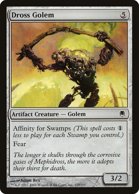 Dross Golem (DST-119) - Darksteel