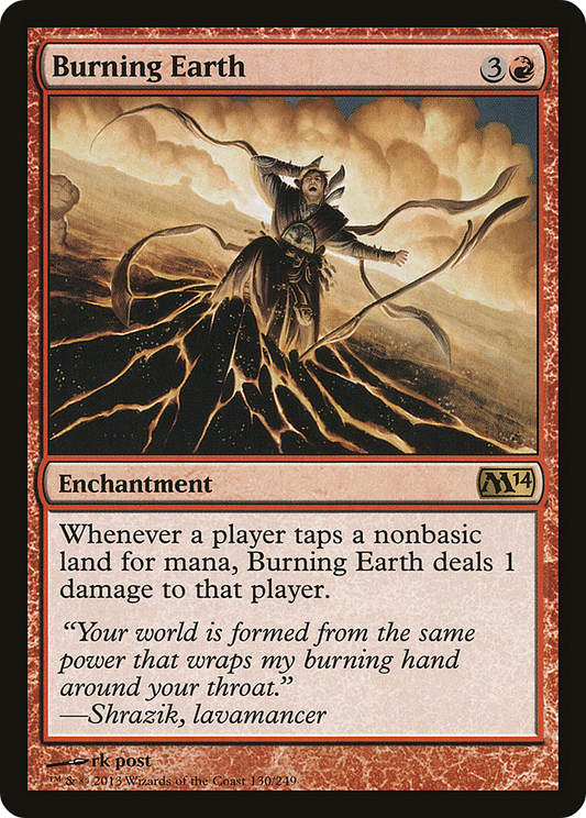 Burning Earth (M14-130) - Magic 2014