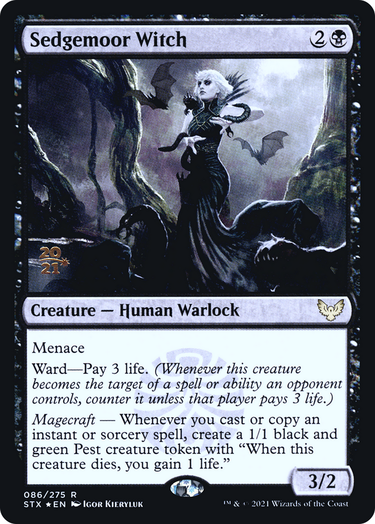 Sedgemoor Witch (PSTX-86S) - Strixhaven: School of Mages Promos Foil