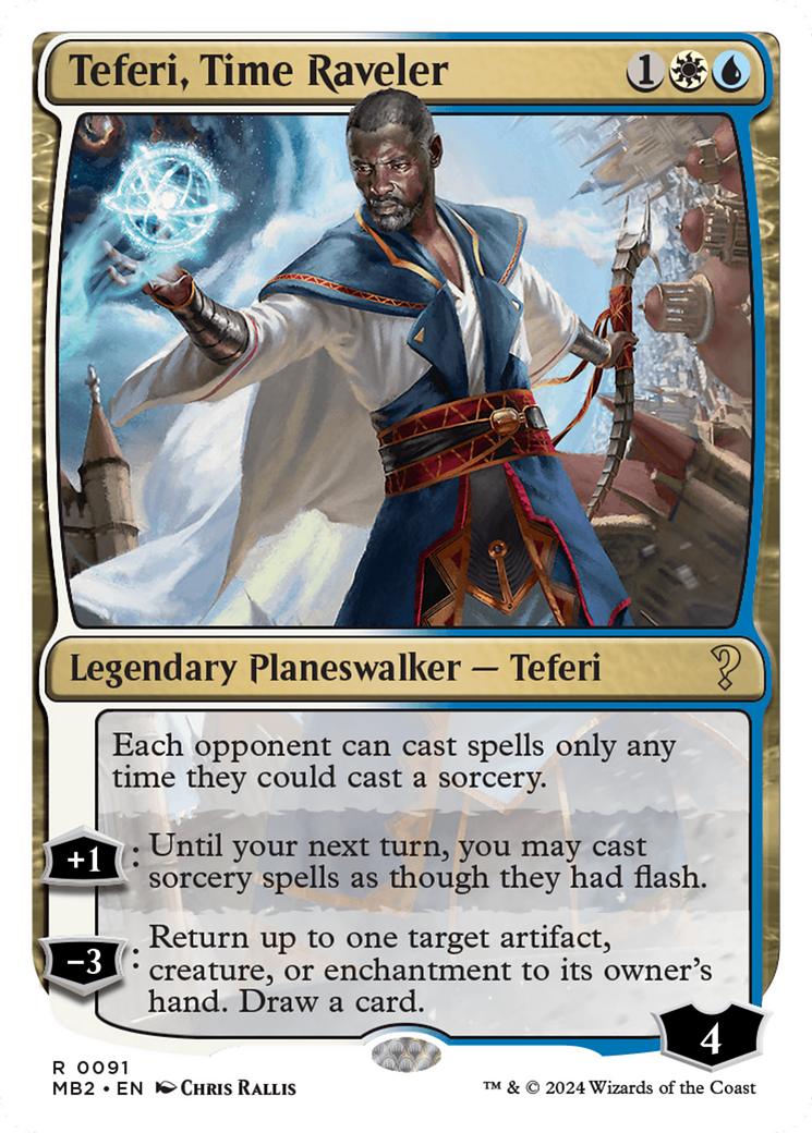 Teferi, Time Raveler (MB2-091) - Mystery Booster 2