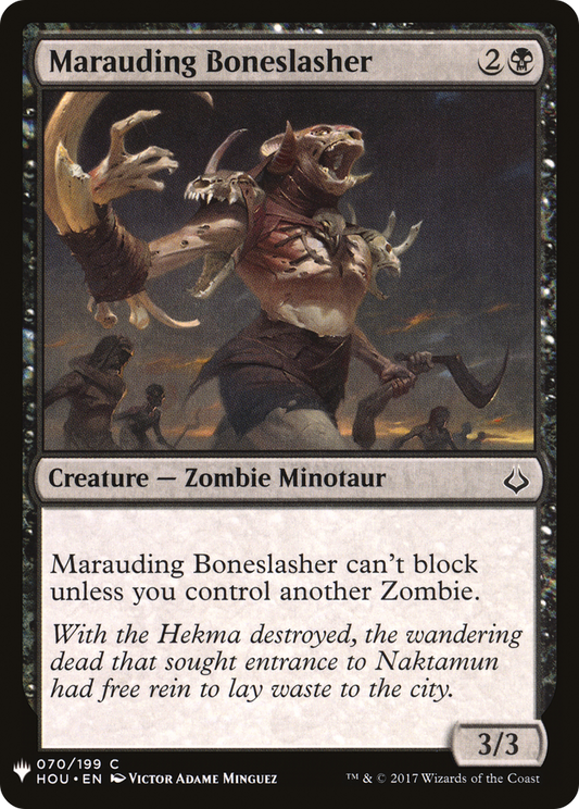 Marauding Boneslasher (PLST-HOU-70) - The List