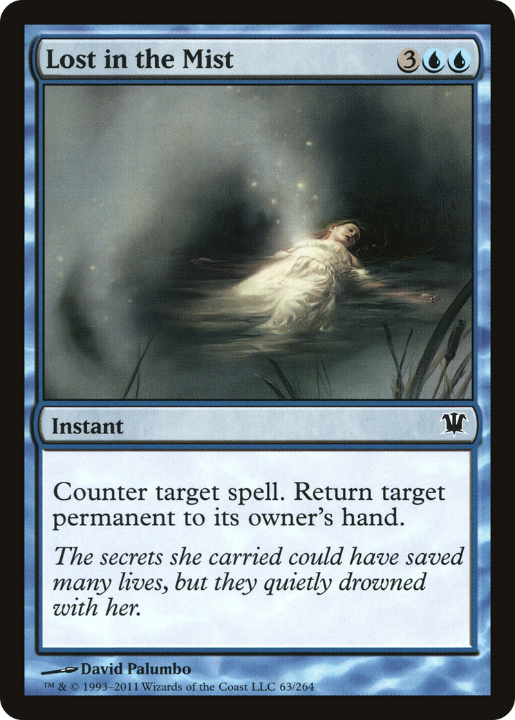 Lost in the Mist (ISD-063) - Innistrad Foil