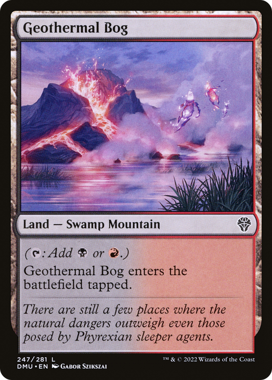 Geothermal Bog (DMU-247) - Dominaria United Foil