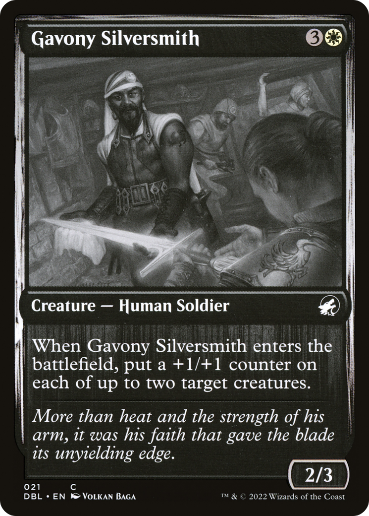 Gavony Silversmith (DBL-021) - Innistrad: Double Feature