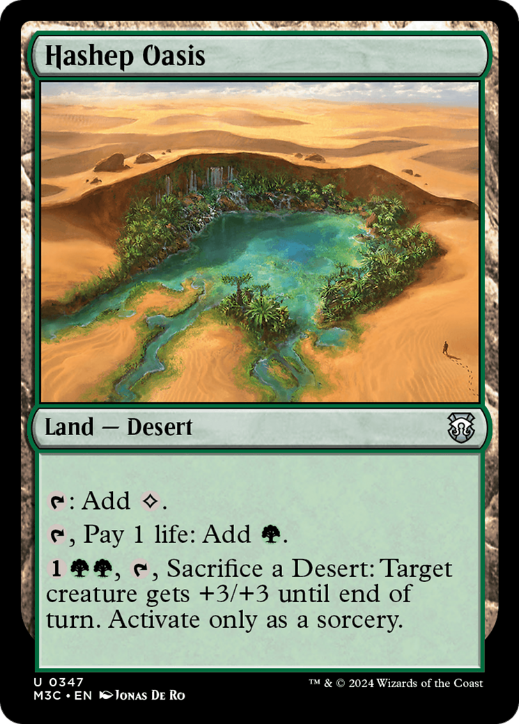 Hashep Oasis (M3C-347) - Modern Horizons 3 Commander