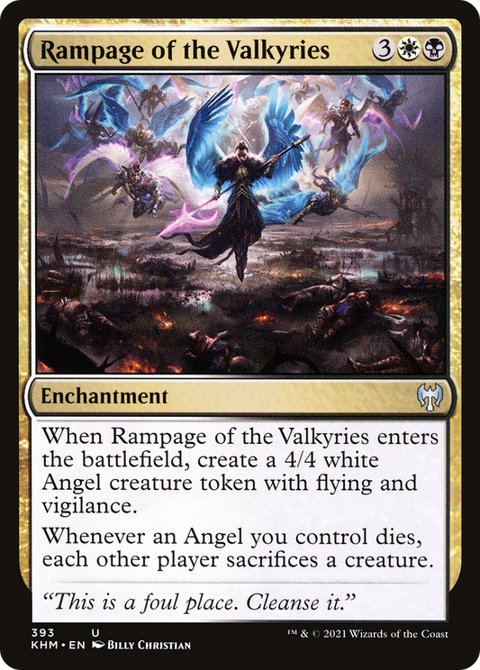 Rampage of the Valkyries (KHM-393) - Kaldheim Foil