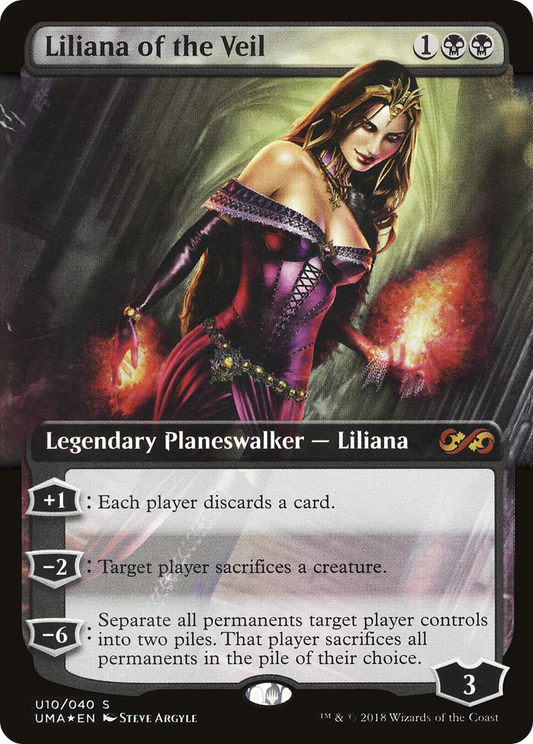 Liliana of the Veil (PUMA-U10) - Ultimate Box Topper: (Extended Art) Foil