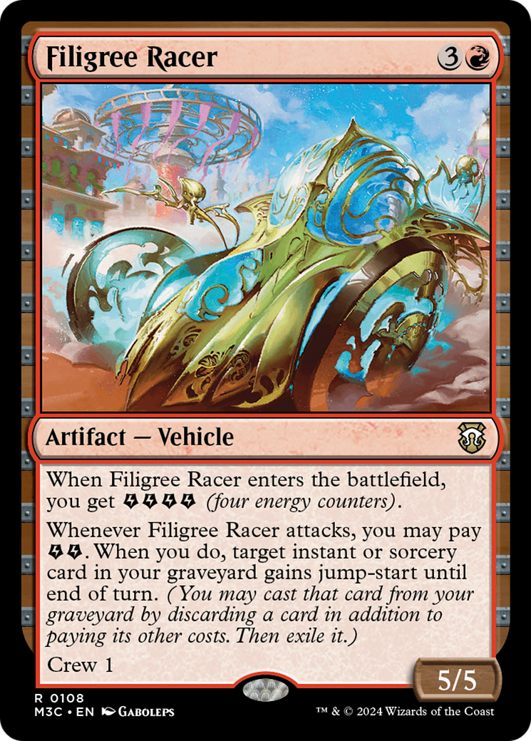 Filigree Racer (M3C-108) - Modern Horizons 3 Commander