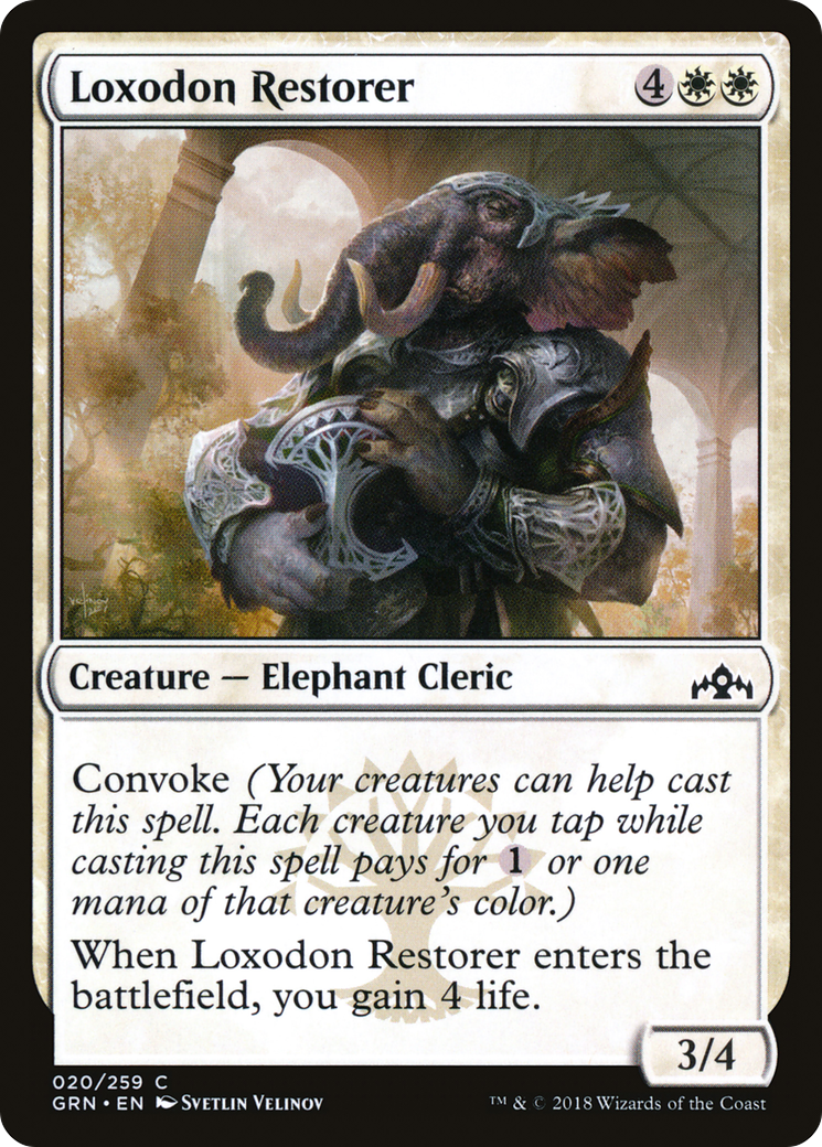 Loxodon Restorer (GRN-020) - Guilds of Ravnica