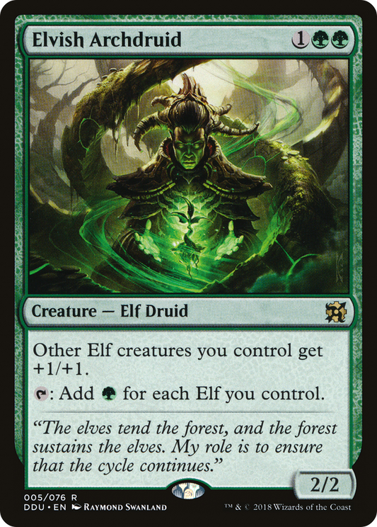 Elvish Archdruid (DDU-005) - Duel Decks: Elves vs. Inventors