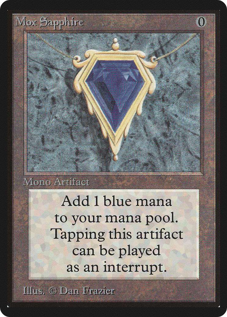 Mox Sapphire (LEB-266) - Limited Edition Beta