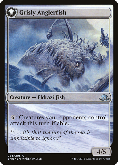 Grizzled Angler // Grisly Anglerfish (EMN-063) - Eldritch Moon: (mooneldrazidfc)