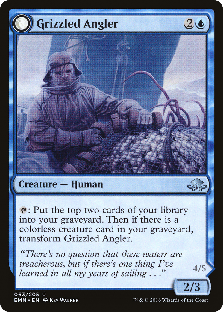 Grizzled Angler // Grisly Anglerfish (EMN-063) - Eldritch Moon: (mooneldrazidfc)