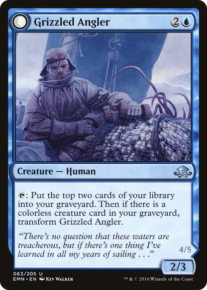 Grizzled Angler // Grisly Anglerfish (EMN-063) - Eldritch Moon: (mooneldrazidfc)