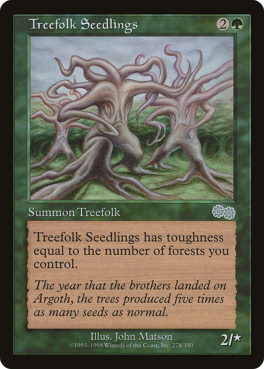 Treefolk Seedlings (USG-278) - Urza's Saga