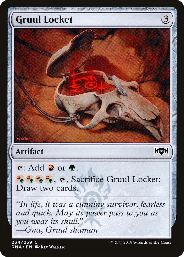 Gruul Locket (RNA-234) - Ravnica Allegiance Foil