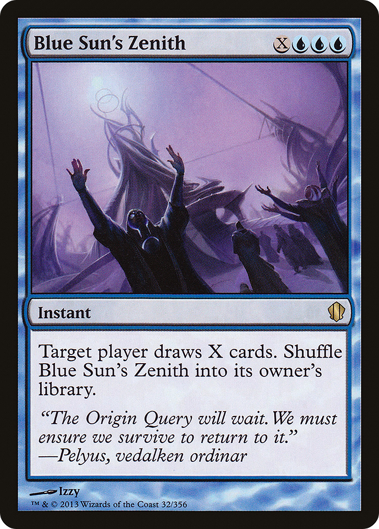 Blue Sun's Zenith (C13-032) - Commander 2013